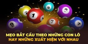 Mẹo bắt cầu theo những con lô hay những xuất hiện với nhau